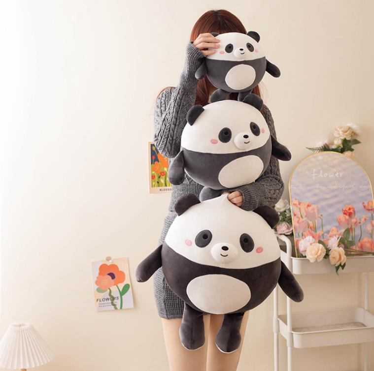kawaii plushies Super Soft Custom Cute Panda Pig bear Squish Plush Toys Stuffed Animal Pillow 12