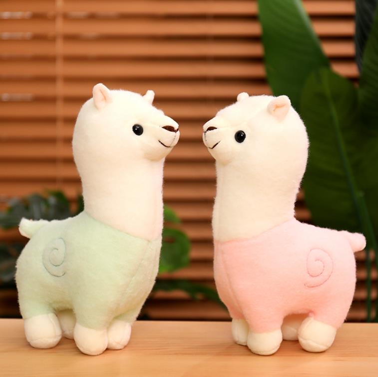 Creative Colorful Cute Soft llamas Stuffed animal Alpaca Plush toys 10