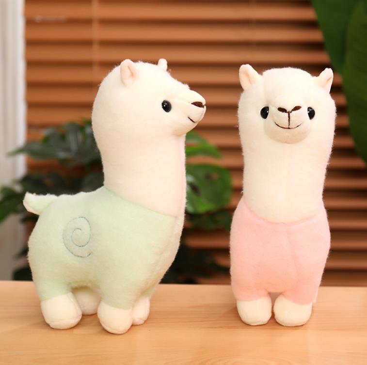 Creative Colorful Cute Soft llamas Stuffed animal Alpaca Plush toys 11