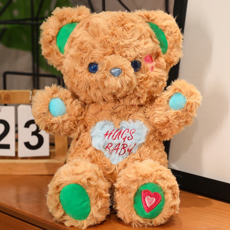 Cute Valentine Day Teddy Bear With Heart Soft Pillow Bear Rabbit Plush Toy Doll 1