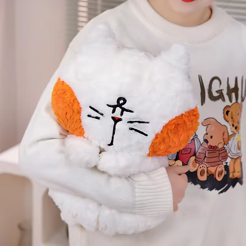 New Cute Design Stuffed Animal Toy Lovely Working Cat Soft Pillow Doll 4