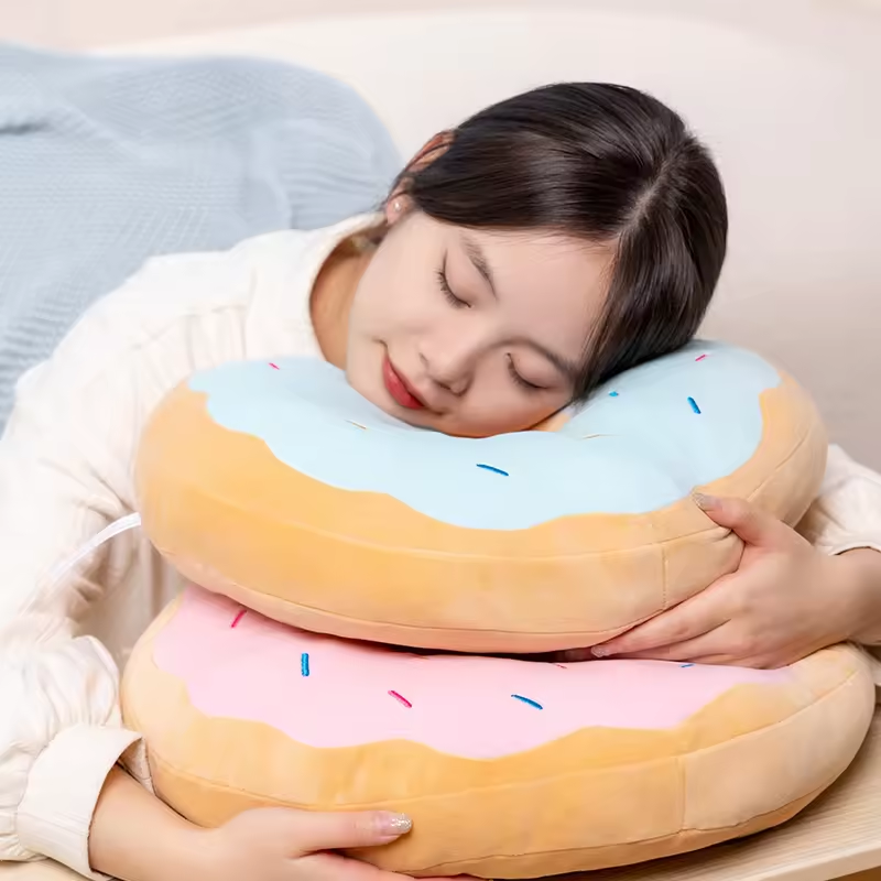Wholesale Stuffed Cartoon Donut Soft Pillow Plush Toy Bread Doll Rag Toy 4