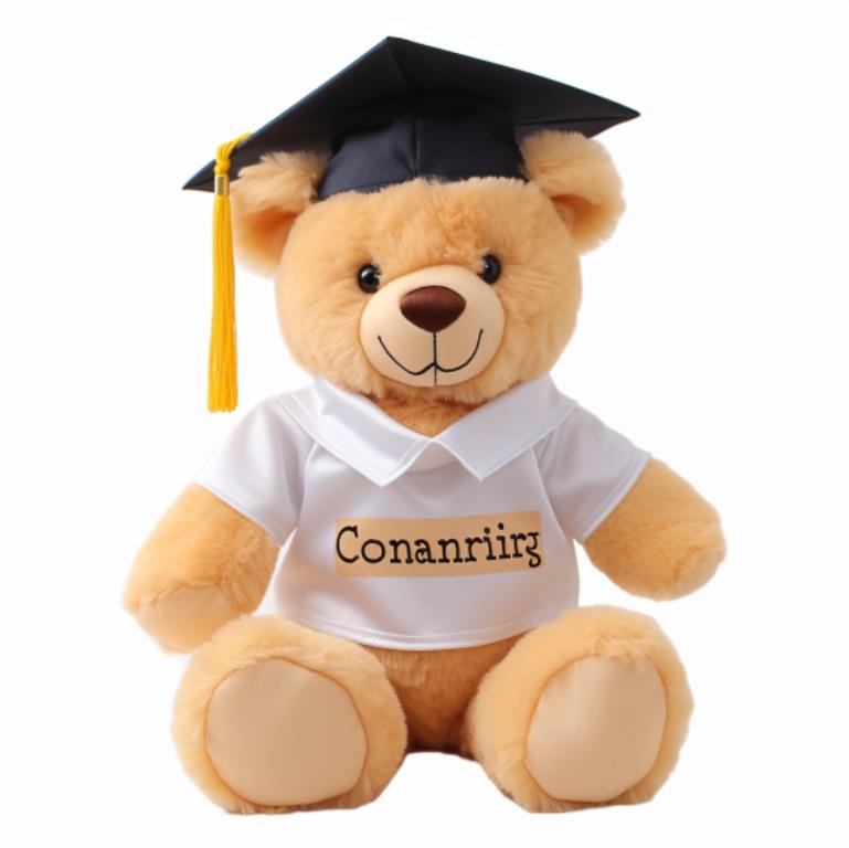 Custom Cute Graduation Teddy Bear Plush Toys Graduation Bears With Uniform LOGO Gifts For Students 7