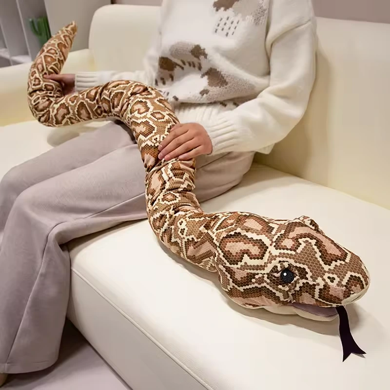 New Creative Simulation Stuffed Plush Snake Doll Decoration Plush Toy 1