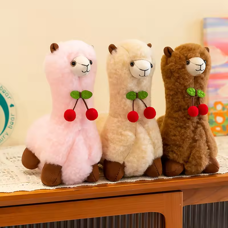 Wholesale Stuffed Soft Plush Toys Animal New Fruit Alpaca Plush Toys 6