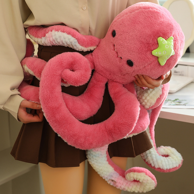 Factory OEM Cute Stretch Stuffed Octopus simulation octopus doll plush animal stuffed toy 2