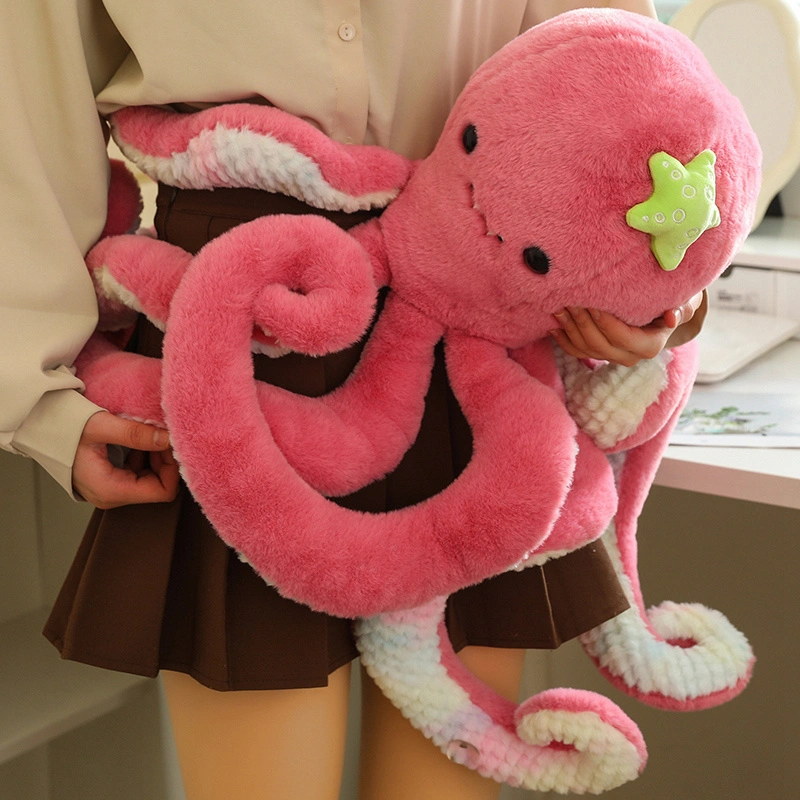Factory OEM Cute Stretch Stuffed Octopus simulation octopus doll plush animal stuffed toy 1