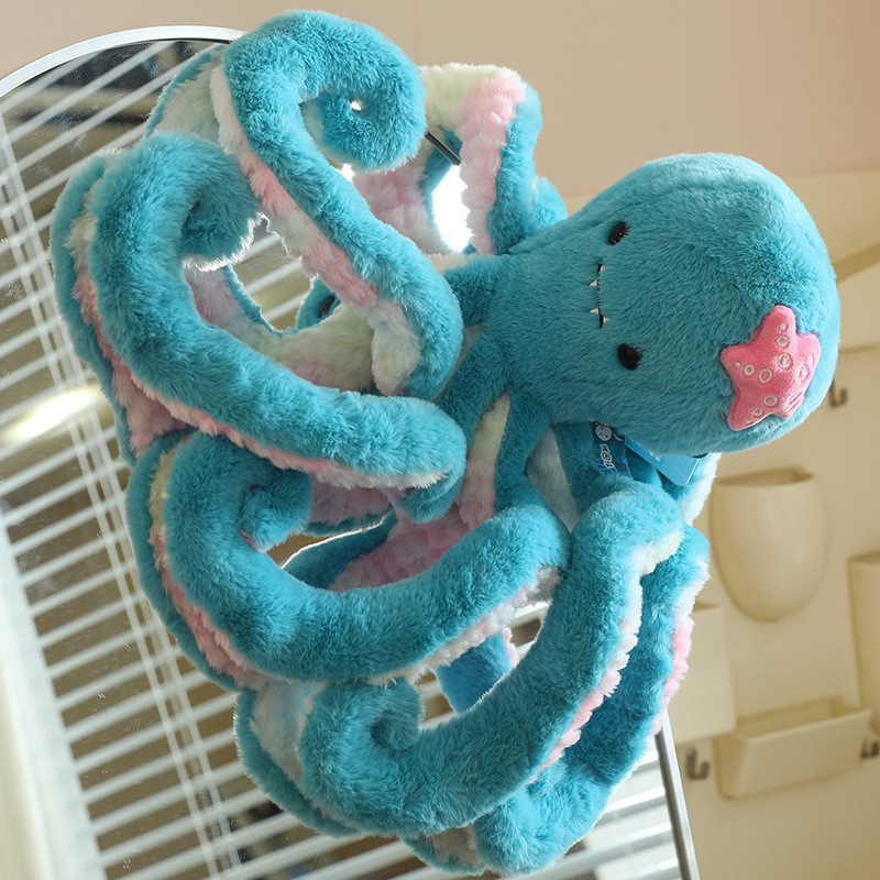 Factory OEM Cute Stretch Stuffed Octopus simulation octopus doll plush animal stuffed toy 5