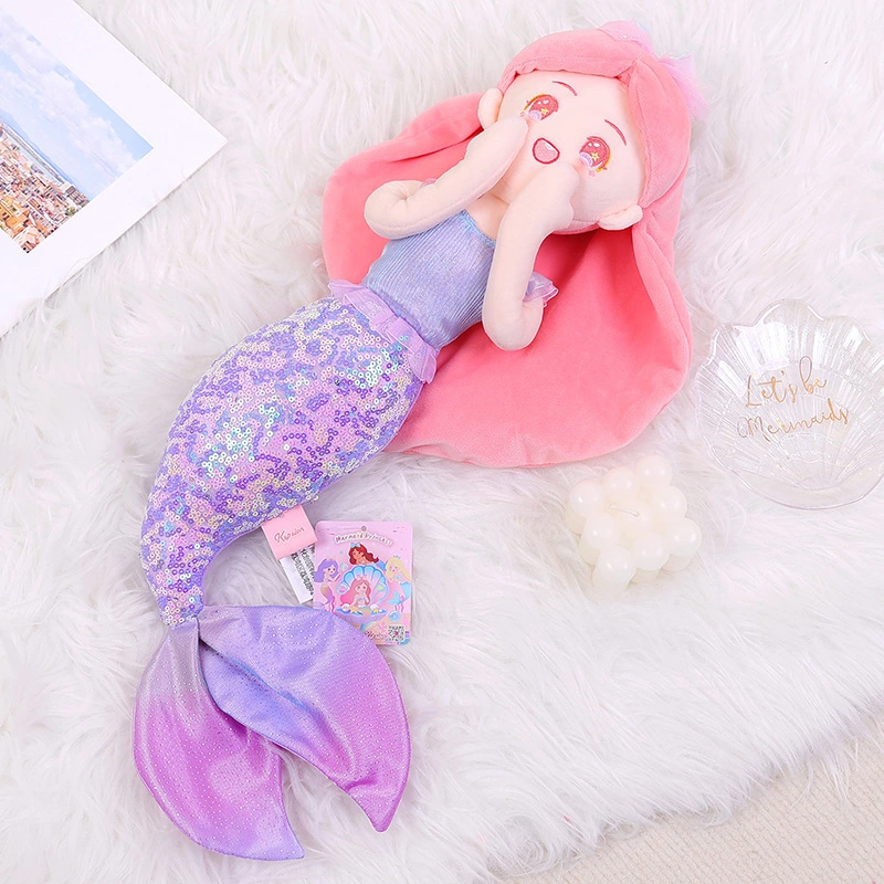 Lovely Mermaid Plush Toys Make Your Own Plush Toy Stuffed &amp; Plush Toy Mermaid Princess Doll 1