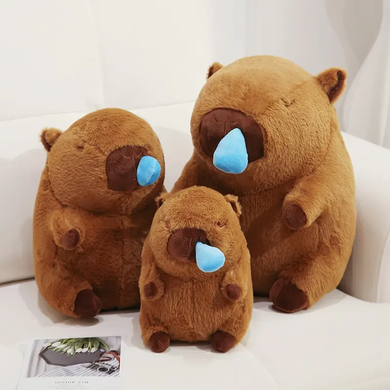 Stuffed Capybara Doll Cute Animal Capybara Doll Pillow Plush Toys 6
