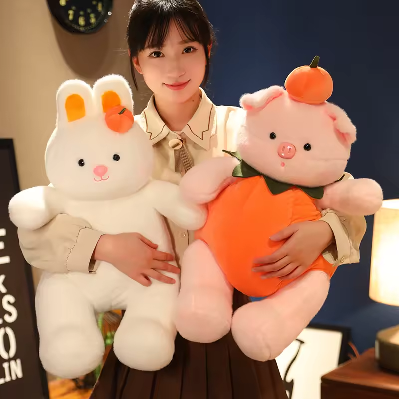 Halloween Plush Animals Toy Hug Pumpkin Toy Halloween Decoration Soft Pillow 7