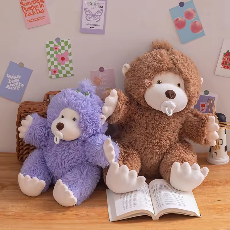 Cute Monkey Plush Toy Soft Cartoon Animal Cloth Stuffed Doll Gift 6