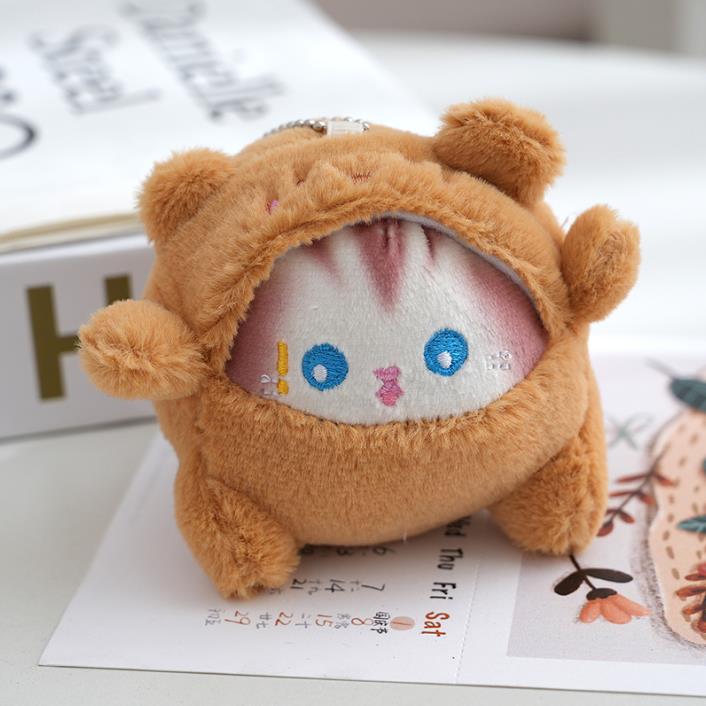 Mini Plush Animals Cute Toy Panda Rabbit Stuffed Pendant Doll Claw Machine Toys 3