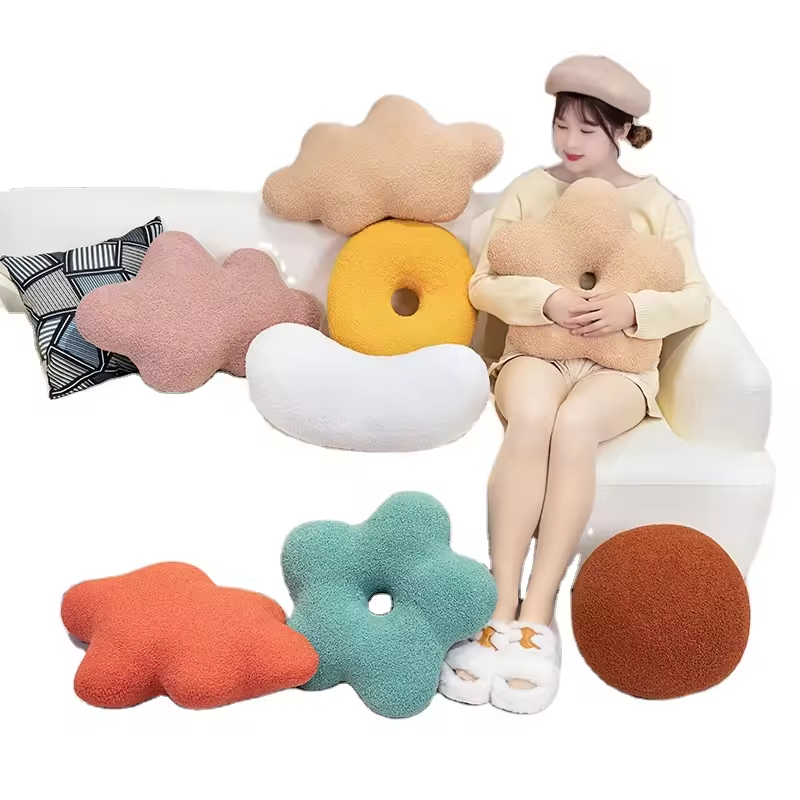 ODM OEM Custom Stuffed Bay window cloud pillow plush pillow 5