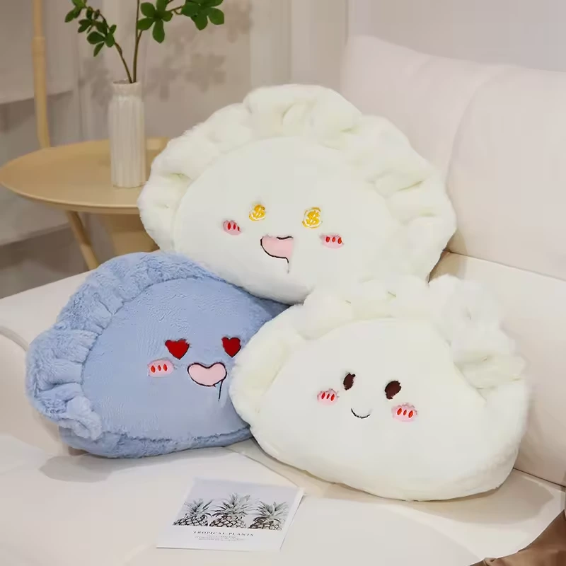 Wholesale Cute Dumpling Stuffed Plush Pillow Funny Soup Dumpling Soft Plush Toy 1