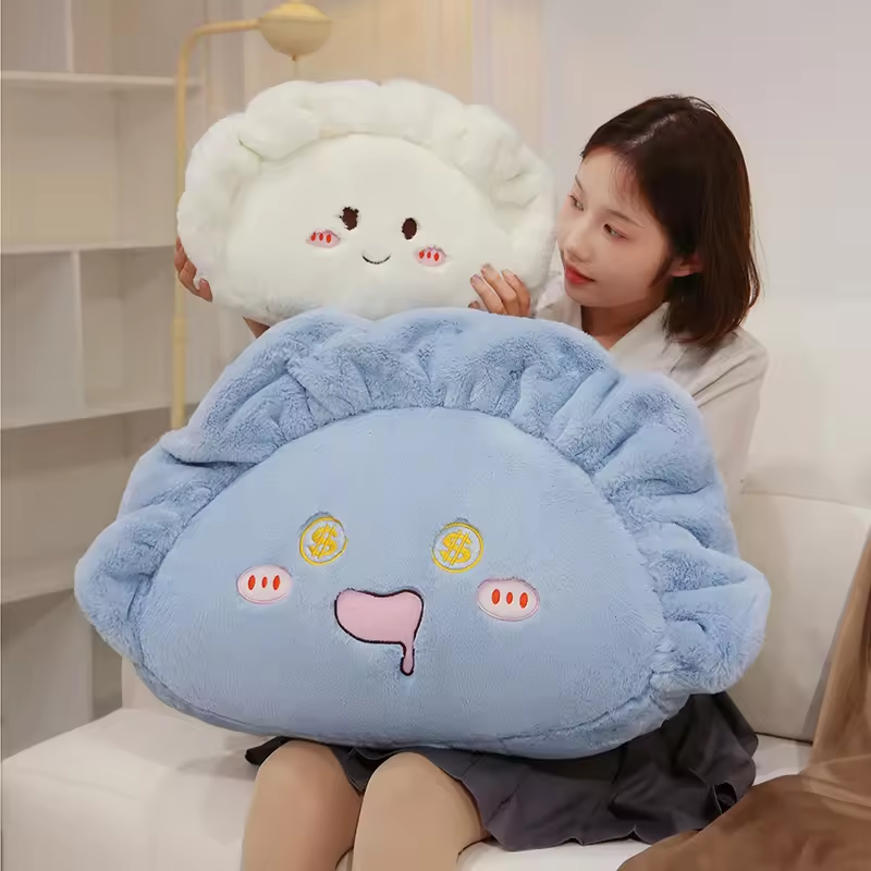 Wholesale Cute Dumpling Stuffed Plush Pillow Funny Soup Dumpling Soft Plush Toy 9