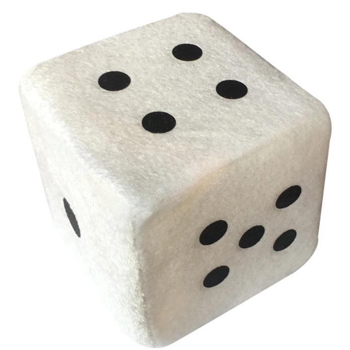 Creative Dice Plush Toy For Party Game Colorful Soft Cute Plush Dice With Points Car Decorations 11