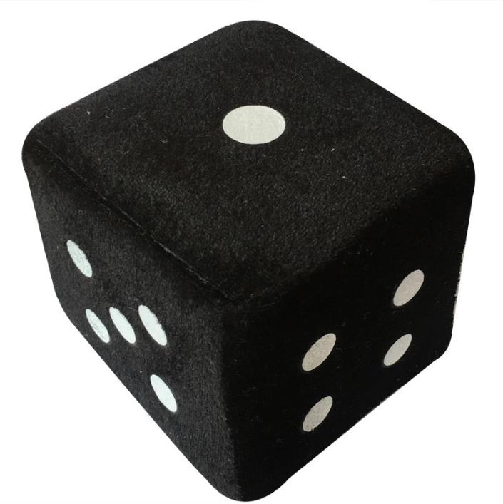 Creative Dice Plush Toy For Party Game Colorful Soft Cute Plush Dice With Points Car Decorations 10