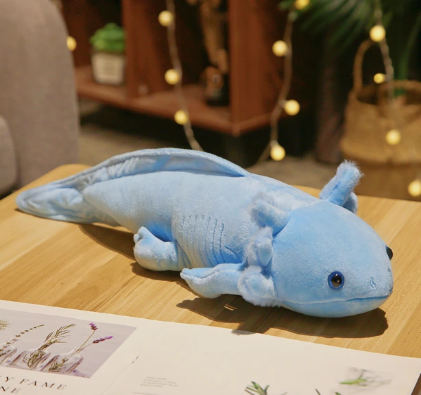 Multi Colors Mexican Axolotl Salamander anime plush toys soft cute Stuffed Animals Plush Axolotl doll 1