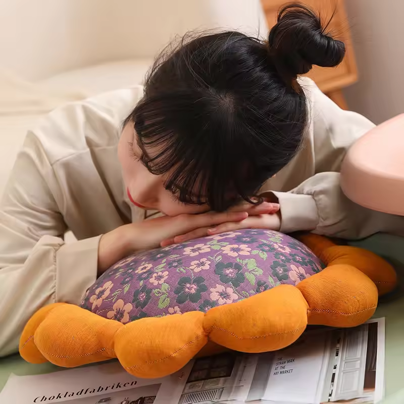 Stuffed Flower Cushion Soft Pillow Sofa Living Room Lumbar Throw Pillow 5