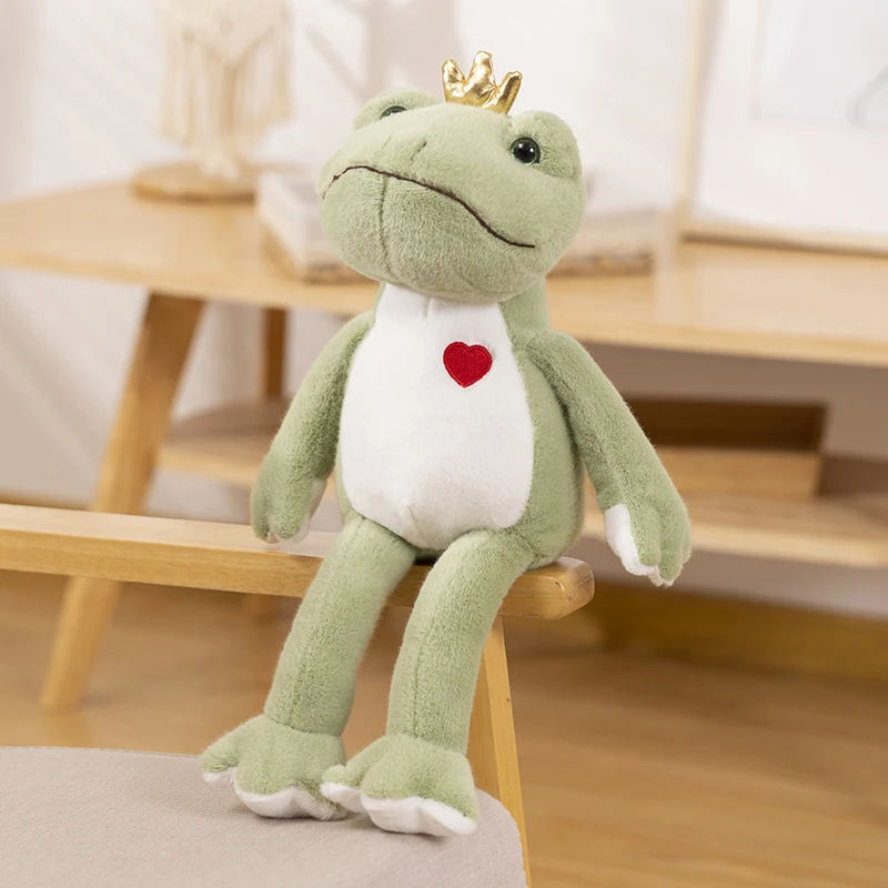 Wholesale Stuffed Animal Lovers Frog Cute Plush Toy Valentine Gift Doll 6