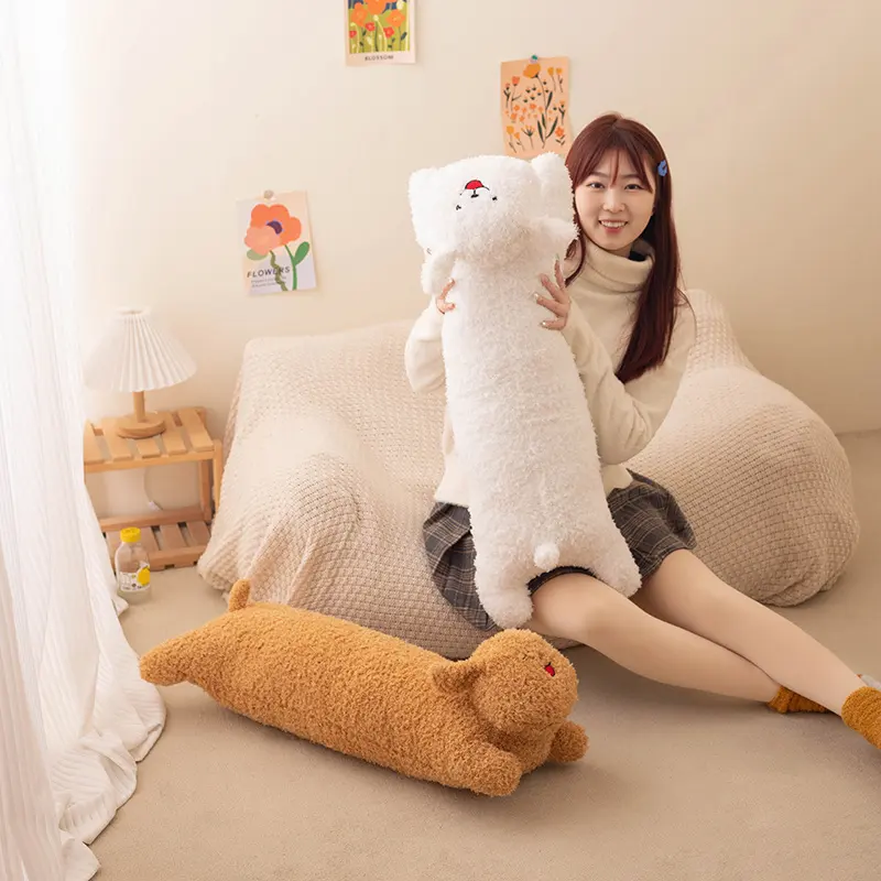 Soft Stuffed Animal Pillow Cute Dog Long Body Plush Toy Gift Doll 6
