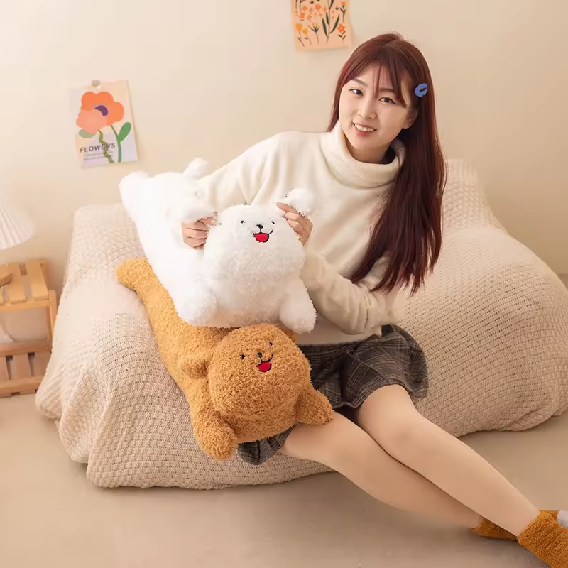 Soft Stuffed Animal Pillow Cute Dog Long Body Plush Toy Gift Doll 4