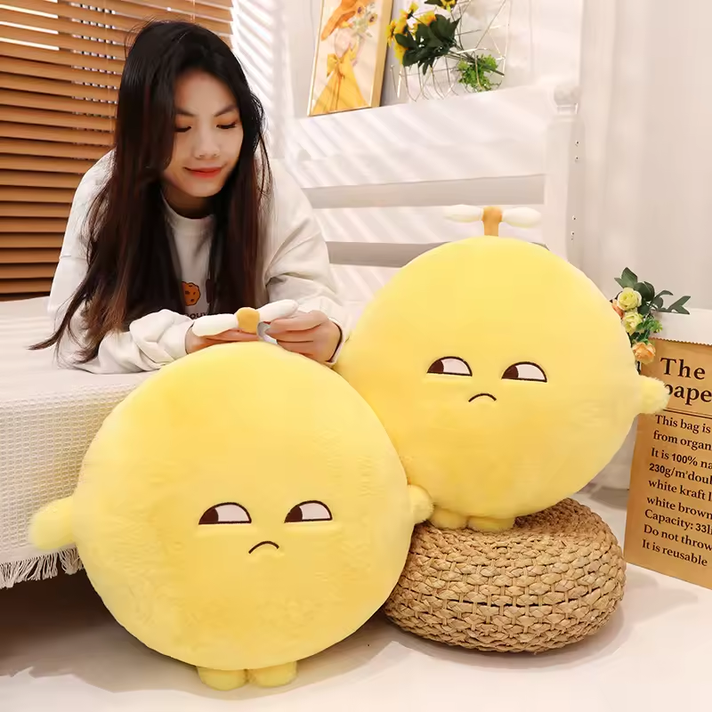 New Design Super Soft Pillow Cute Lemon Plush Doll Decoration Toy 6