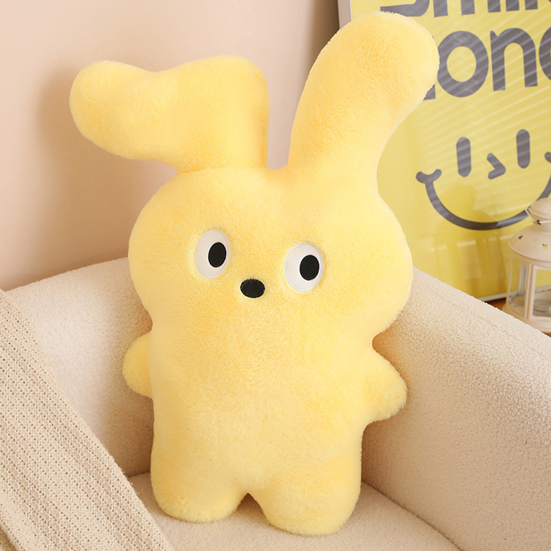 Folded ear rabbit pillow large-sized rabbit pillow bunny plush toy filling 11
