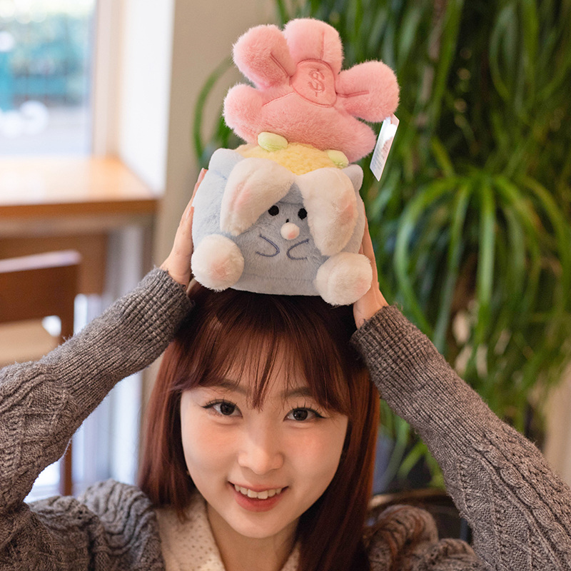 Best Gold coin flower pot plush flower pot New Year gift plush potted plant decoration plush toy Company - Yortoob 23