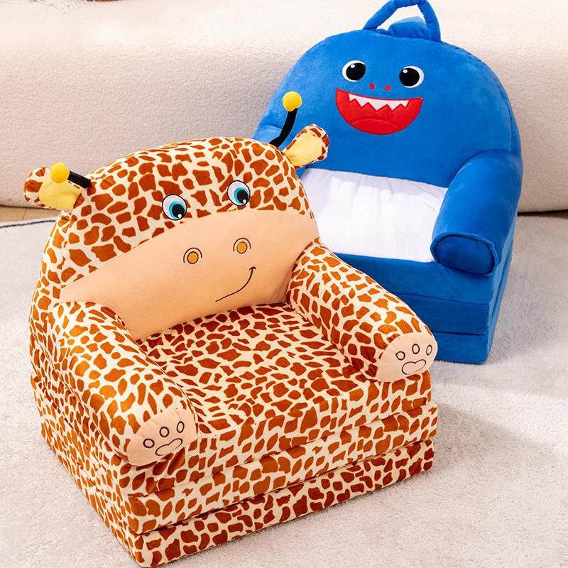 Children's sofa reading corner baby cute small chair can sit and lie cartoon lazy sofa 1