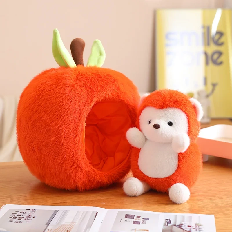 New Design Stuffed Animal Toy Plush Doll Apple Hedgehog Cute Toy 1