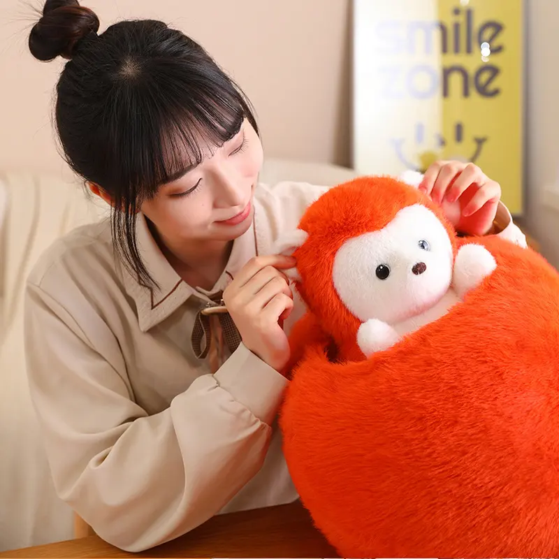 New Design Stuffed Animal Toy Plush Doll Apple Hedgehog Cute Toy 4