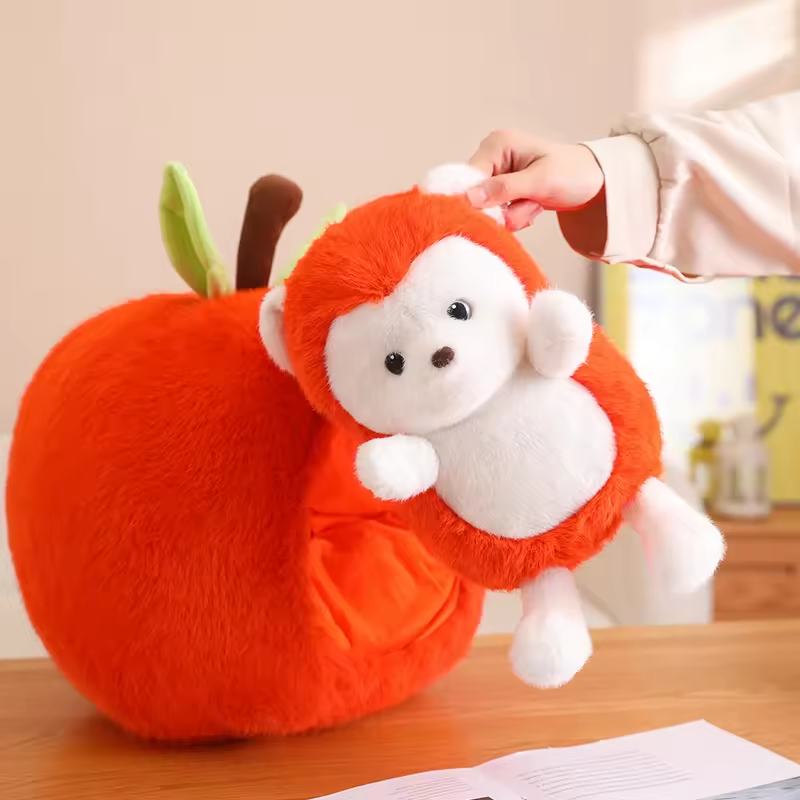New Design Stuffed Animal Toy Plush Doll Apple Hedgehog Cute Toy 5
