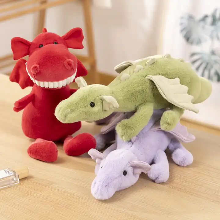 Wholesale Stuffed Soft Cute Dragon Pillow Plush Doll Gift For Kids 7