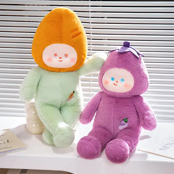 New Design Stuffed Plush Toy Cute Funny Vegetable Doll Plush Gift 7