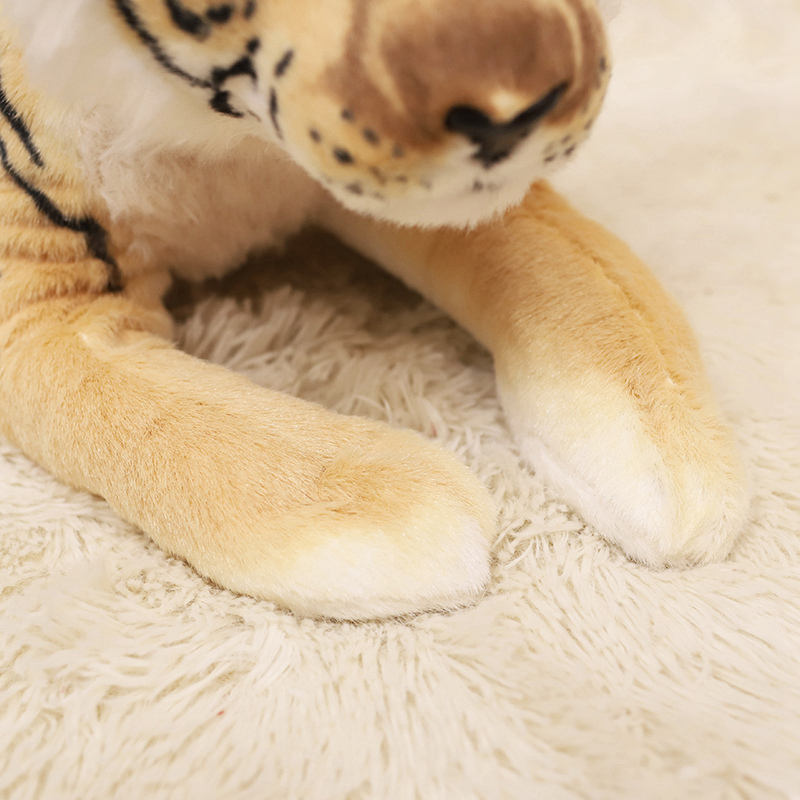 Simulated plush tiger lion leopard plush toy pillow home decoration 13