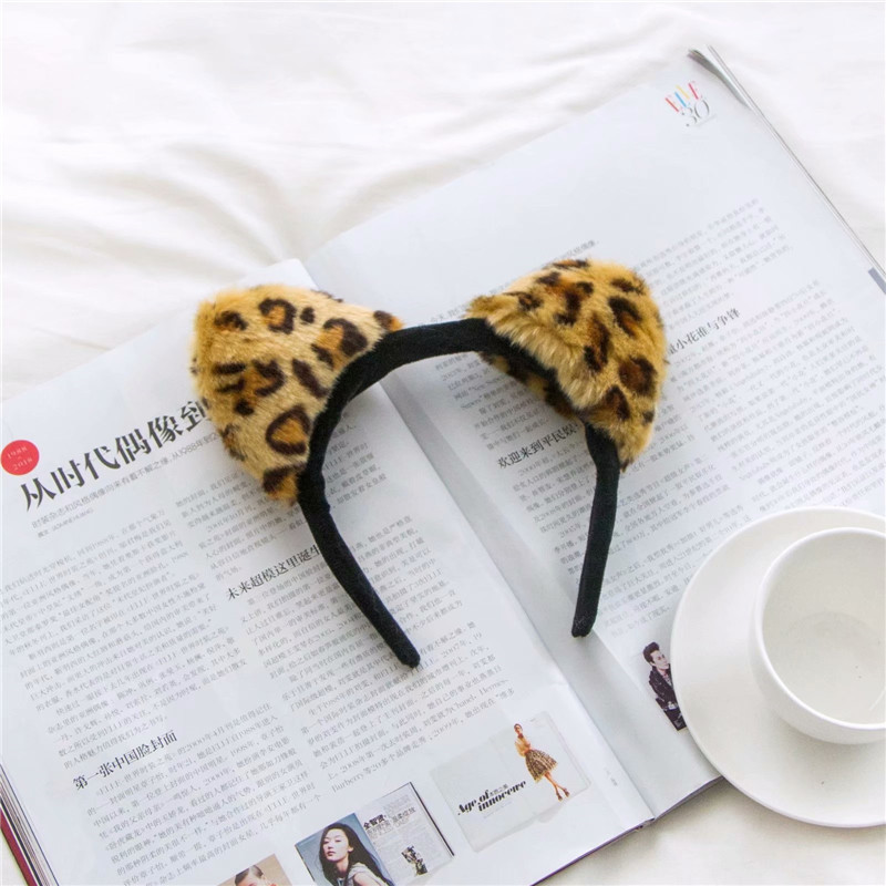 Animal hair bands tiger and leopard hair bands children's game props and decorations stuffed & plush toy Gift 6