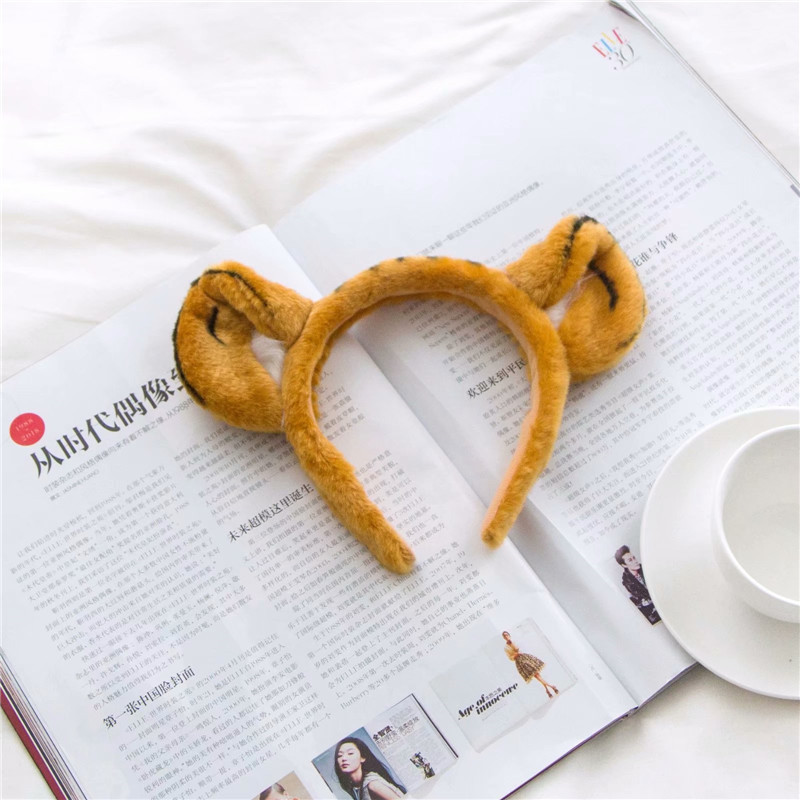 Animal hair bands tiger and leopard hair bands children's game props and decorations stuffed & plush toy Gift 8