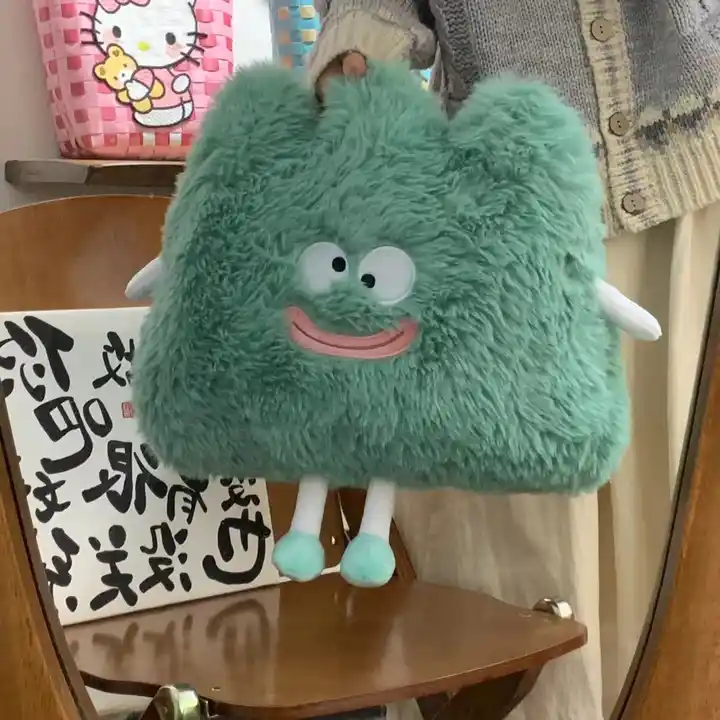 Eco-friendly material cartoon plush ugly cute pillow 2