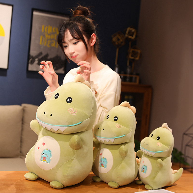 Eco friendly Colorful plush dragon pillow toys for decoration 3