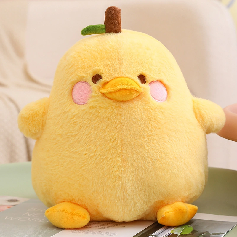 New Design Cute Stuffed Animal Toy Yellow Green Duck Plush Toy 1