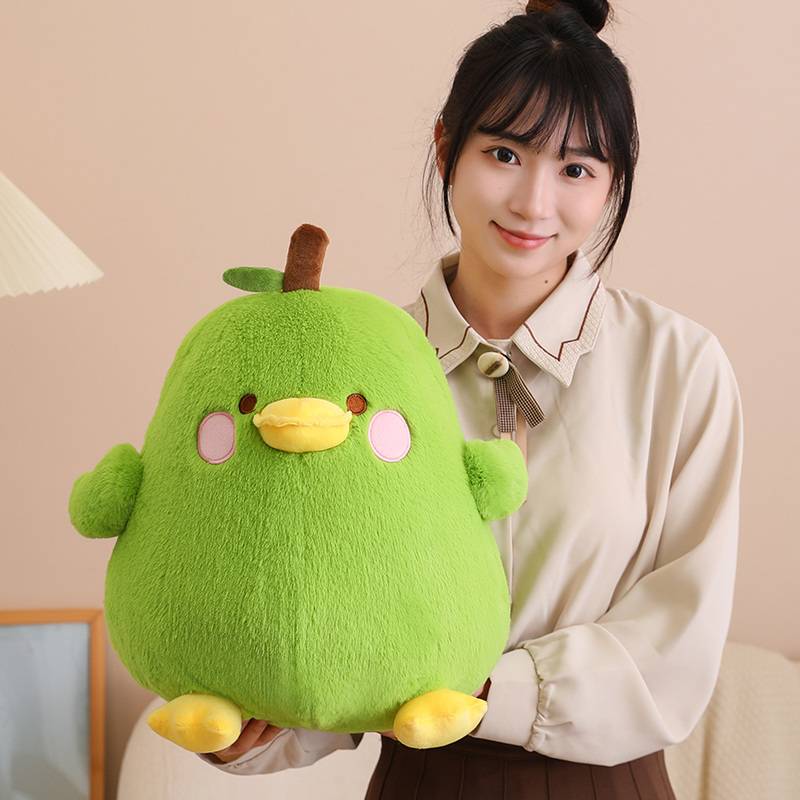 New Design Cute Stuffed Animal Toy Yellow Green Duck Plush Toy 8
