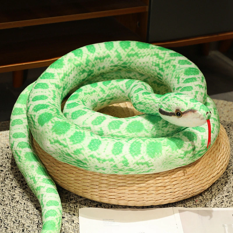 Eco friendly Custom Simulation Python snake stuffed animals 1