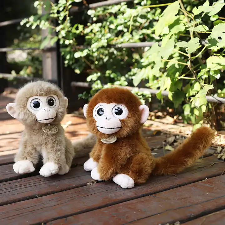 Eco friendly Custom Cute Simulation monkey plush doll 2