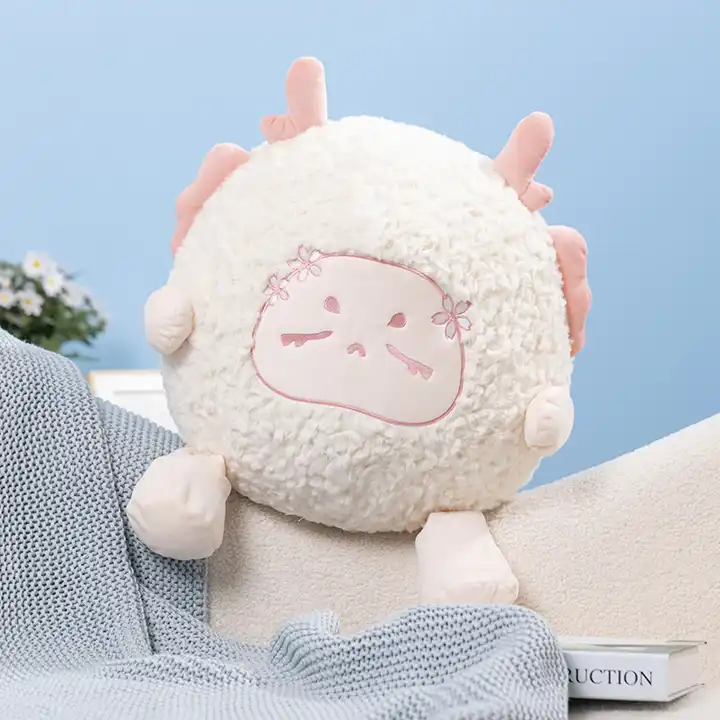 New Design Stuffed Animal Toy Cute Flower Dragon Soft Pillow Plush Doll 4