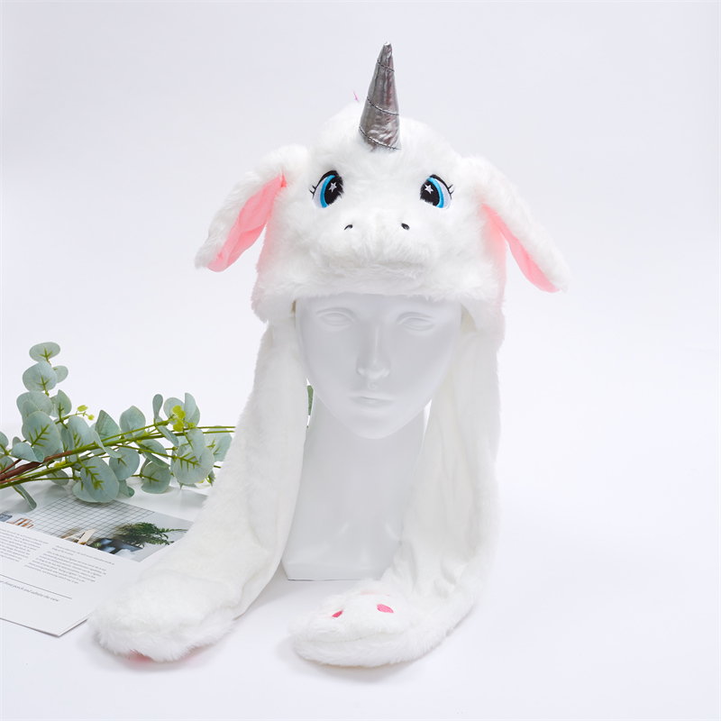 Customized Unicorn plush hat, rainbow unicorn hat, movable squeeze hat manufacturers From China | Yortoob 14