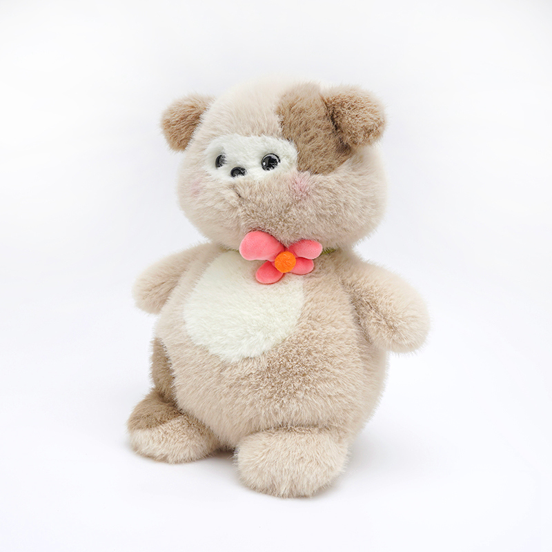 Customized Flower cute dog plush dog home decoration sofa ornaments cute stuffed plush toy manufacturers | Yortoob 8