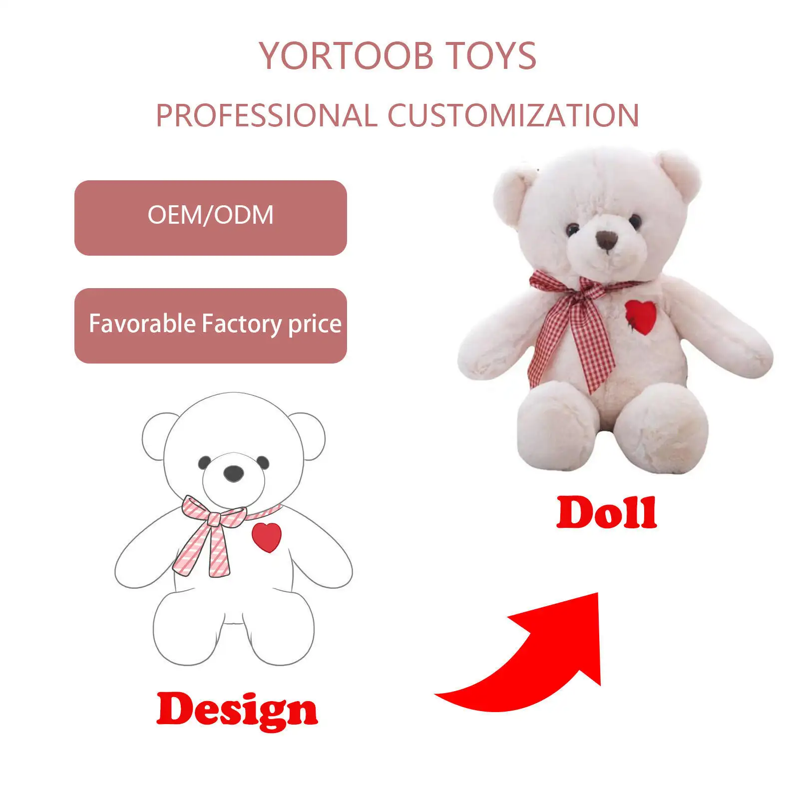 Yortoob | high-quality custom plush manufacturer supply 5