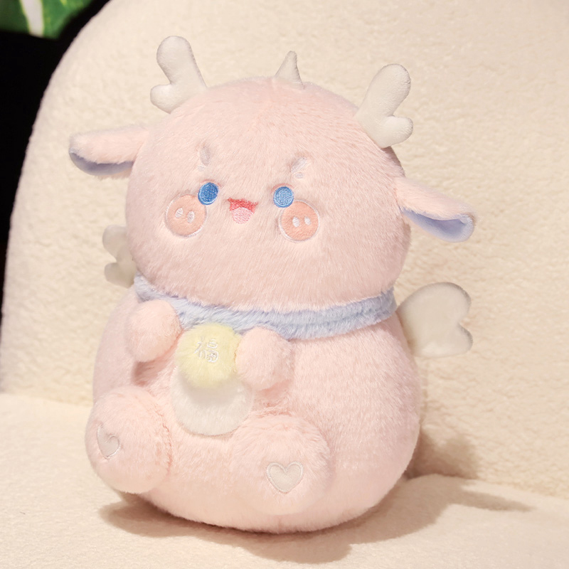 New Year plush dragon toys plush toys colorful dragon cute decorations 6
